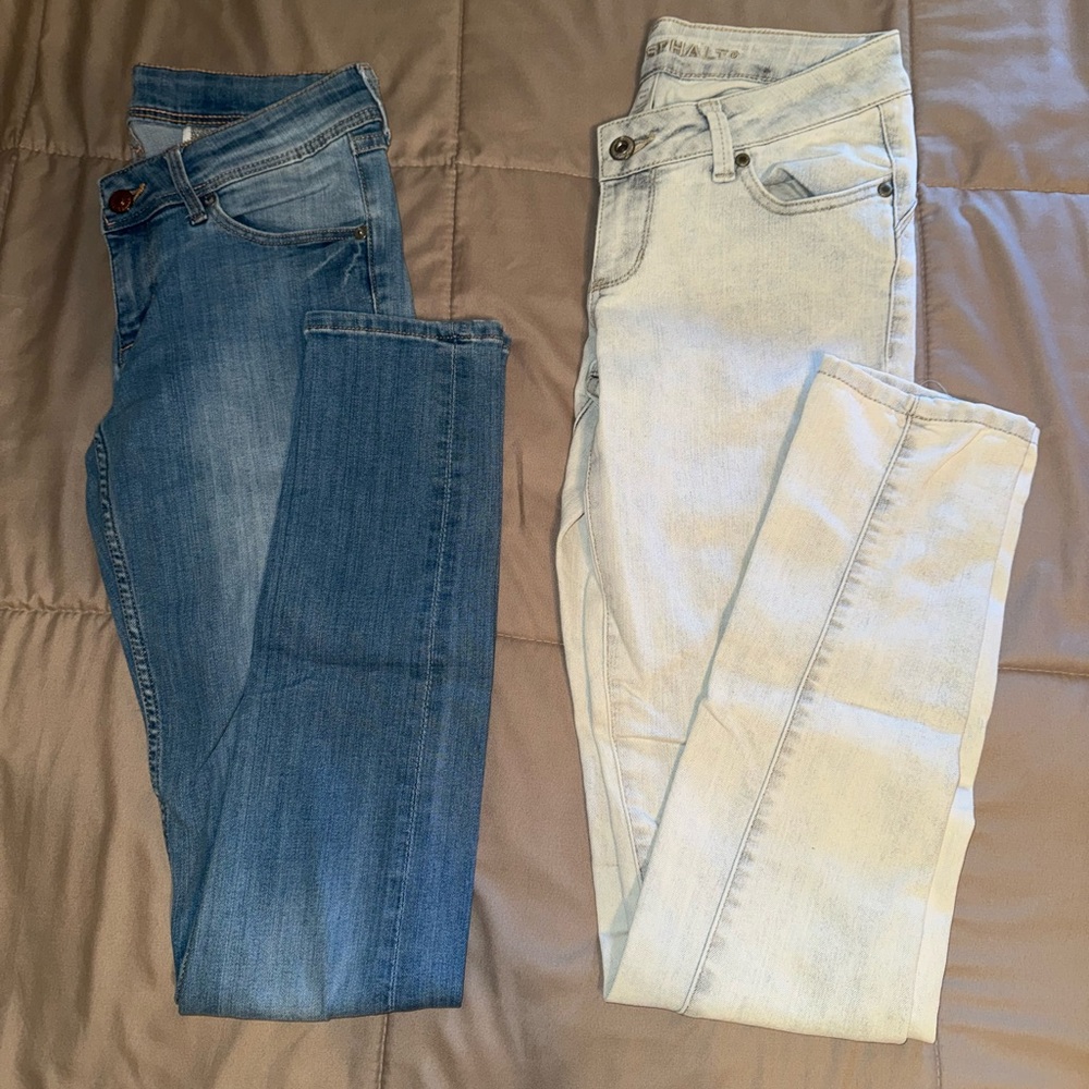 2 pair jeans